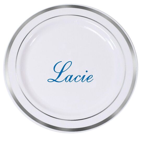 Design Your Own Big Name Premium Banded Plastic Plates